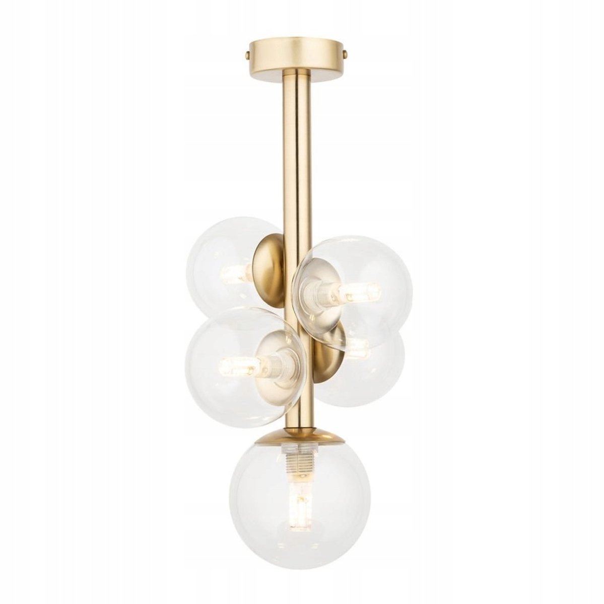 Sigma Lighting PERLA LUX 5 Hanglamp - Goud/Transparant