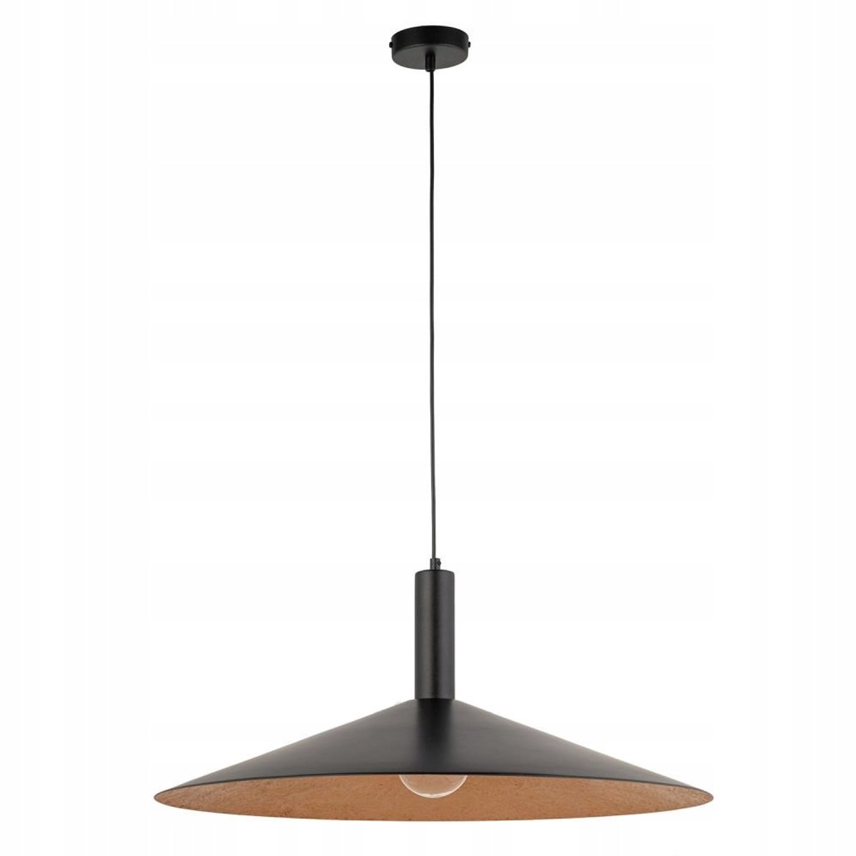CAPRI M Hanglamp Kegelvormig - Sigma Lighting - Zwart/Koper