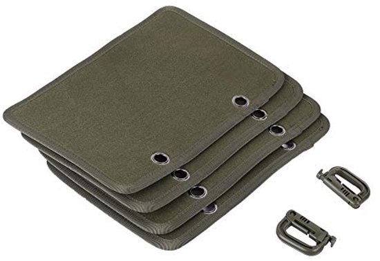 Klittenbandwand, 60 x 45 cm, patches, opvouwbaar, klittenbandmat, organizer, display bord voor badge, stempel, patches, stickers (zwart