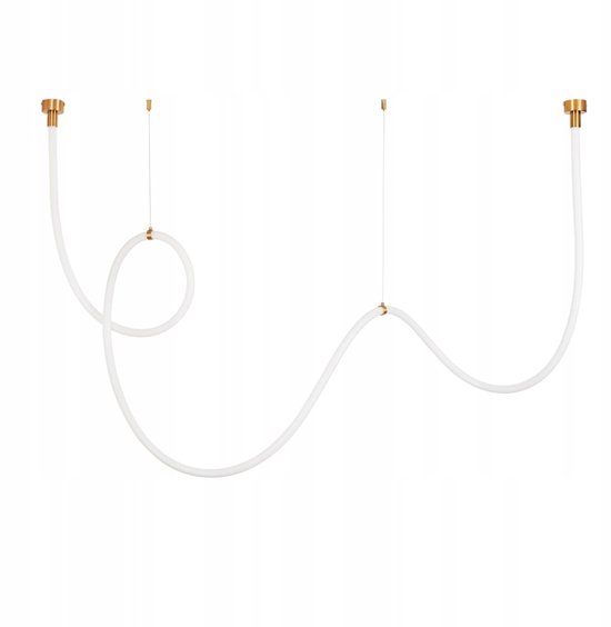 SNAKE LED Woonkamer Hanglamp Goud Flexibel 400cm | bol