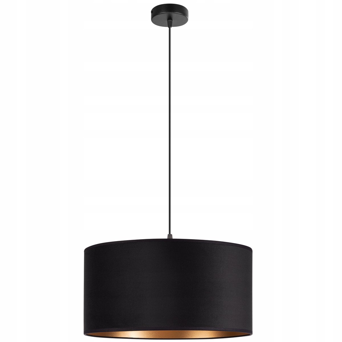 Luxe Hanglamp Tornado AD1 Zwart Goud Velours - Stijlvolle Verlichting