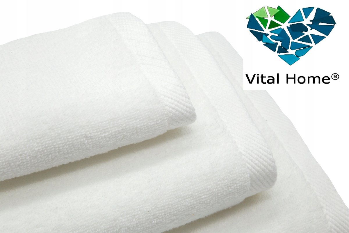 VITAL HOME HOME 30x30 cm Wit 500g/m2 - Zacht & Duurzaam