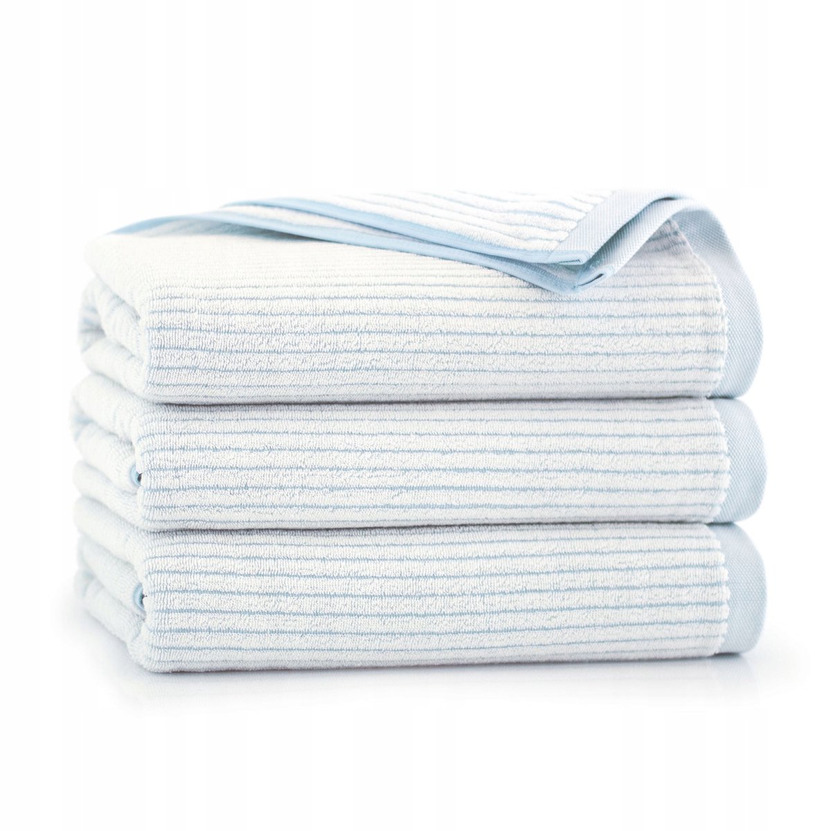 Zwoltex Malme Badhanddoek 70x140cm Blauw Egyptisch Katoen 500g/m²