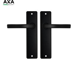 AXA Deurbeslag set Binnendeur - Edge Basic Blok - Deurkruk Zwart - Deurklink met schild