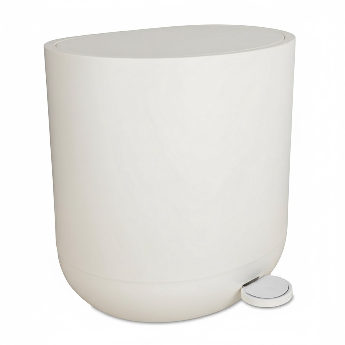 Badkamer prullenbak - 7 l - softclose - kunststof - beige