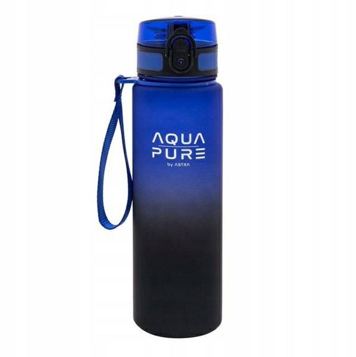 Astra Bidon Aqua Pure 600ml Blauw/Zwart - BPA-vrij