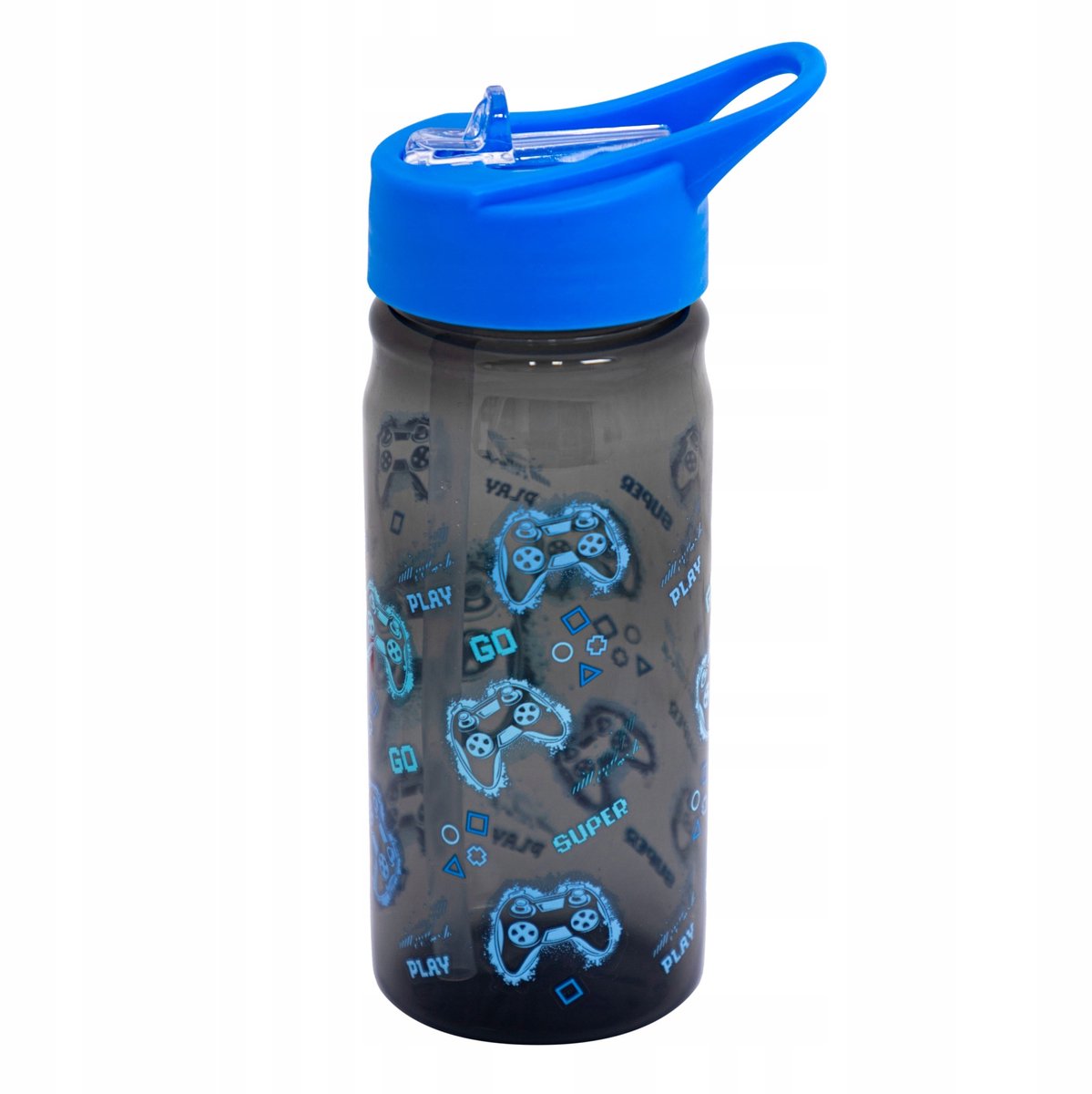 Astra Aqua Pure Go Playing Bidon met Rietje 450ml - Gaming Stijl