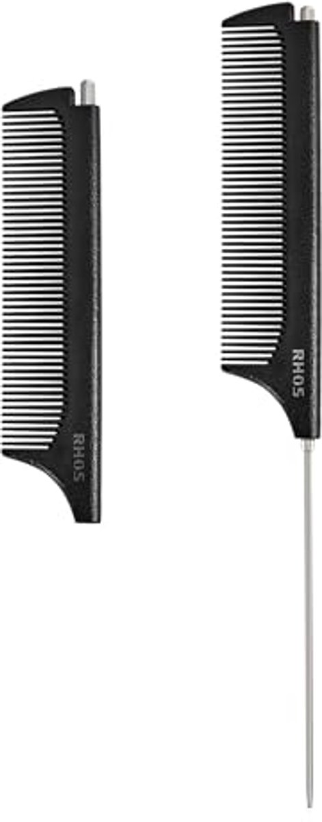 Intrekbare rattenstaartkam voor haarstyling en scheiding