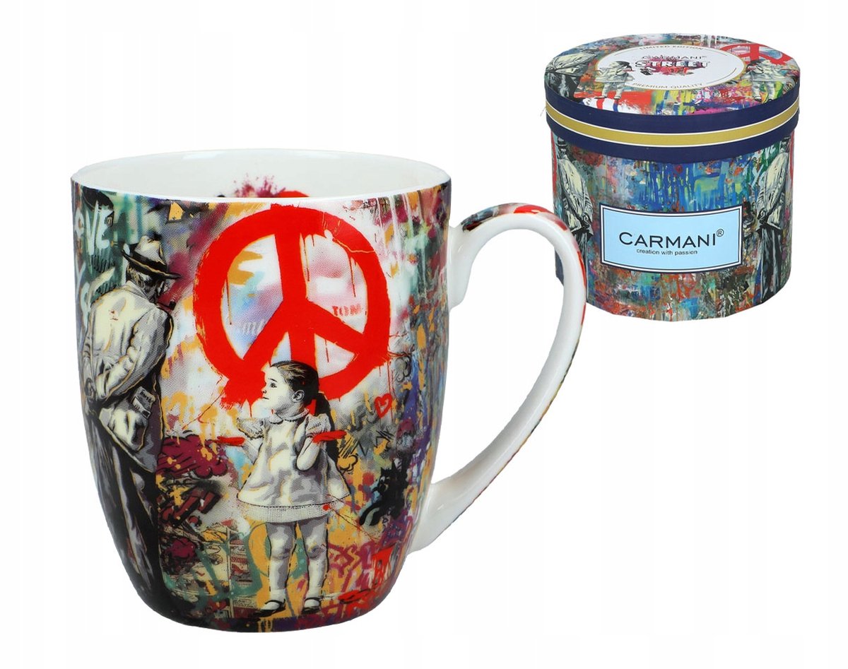 Camio Mok - Graffiti Stijl (CARMANI) in Cadeauverpakking