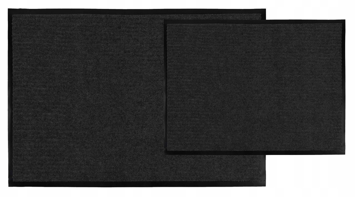 Palermo Antislip Deurmat 120x180 cm Zwart - Duurzaam & Absorberend