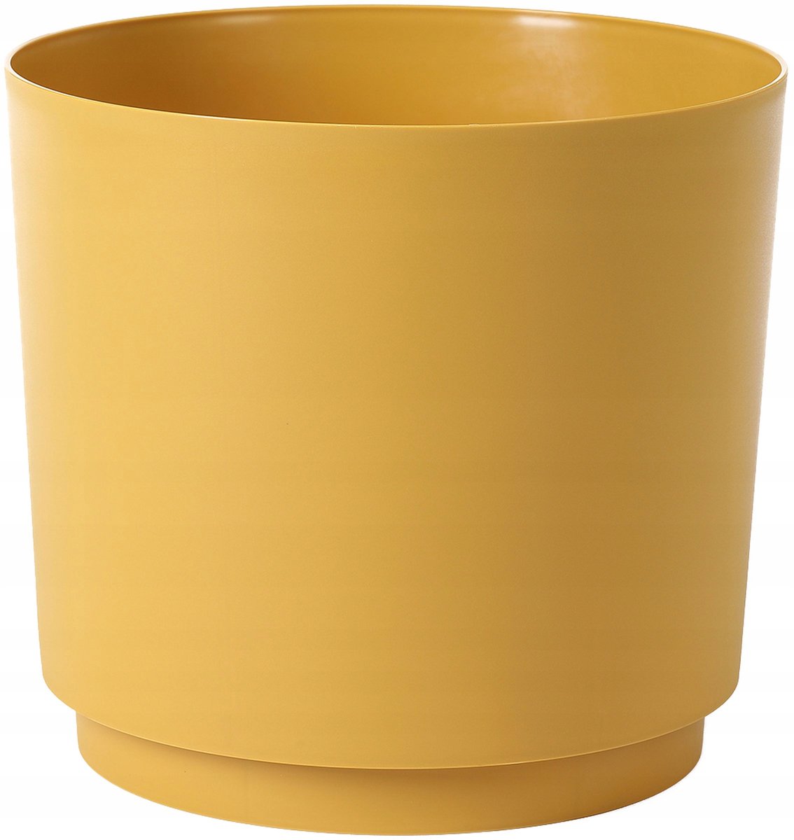 Aura Sierpoten Pot - 20cm Diameter, 18cm Hoog - Mosterdgeel