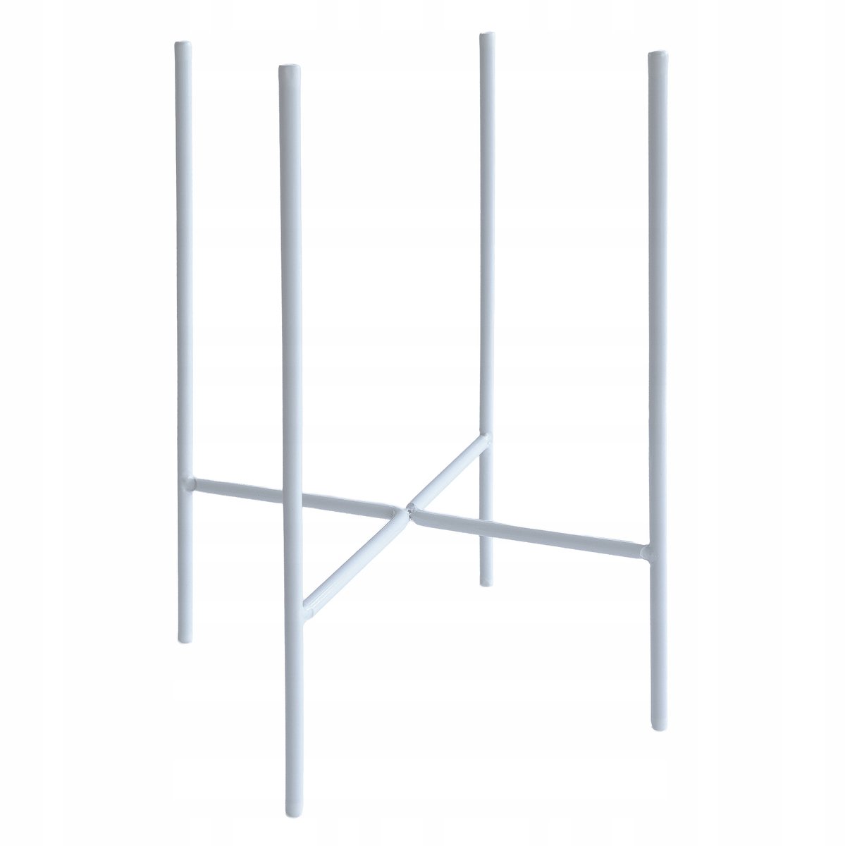 Wit Metalen Plantenstandaard 21cm op Pootjes - Stijlvol en Modern