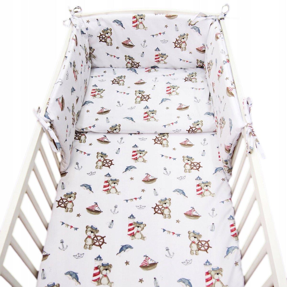 Kerstin Baby Beddengoed Set 120x90 cm met Bedbeschermer