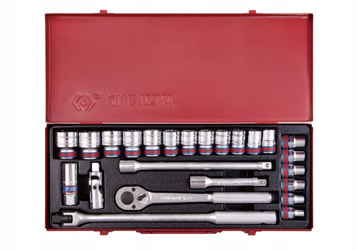 King Tony 1/2" 24-delige dopsleutelset met tarief en toebehoren
