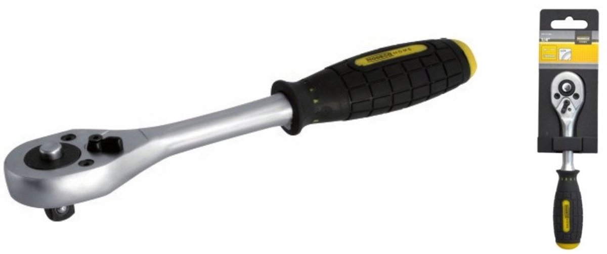 Dopsleutel met Ratel 1/4" 24 Tanden CrV - Duurzaam Gereedschap