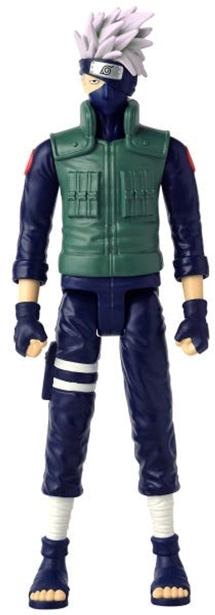 Bandai - Anime Heroes - Naruto Shippuden - Kakashi Hatake Mega Anime Heroes Figuur 30 cm - Grote Kakashi Actiefiguur - Manga Figuur - Officieel Gelicenseerd - Speelgoed voor Kinderen 4+ - 38153