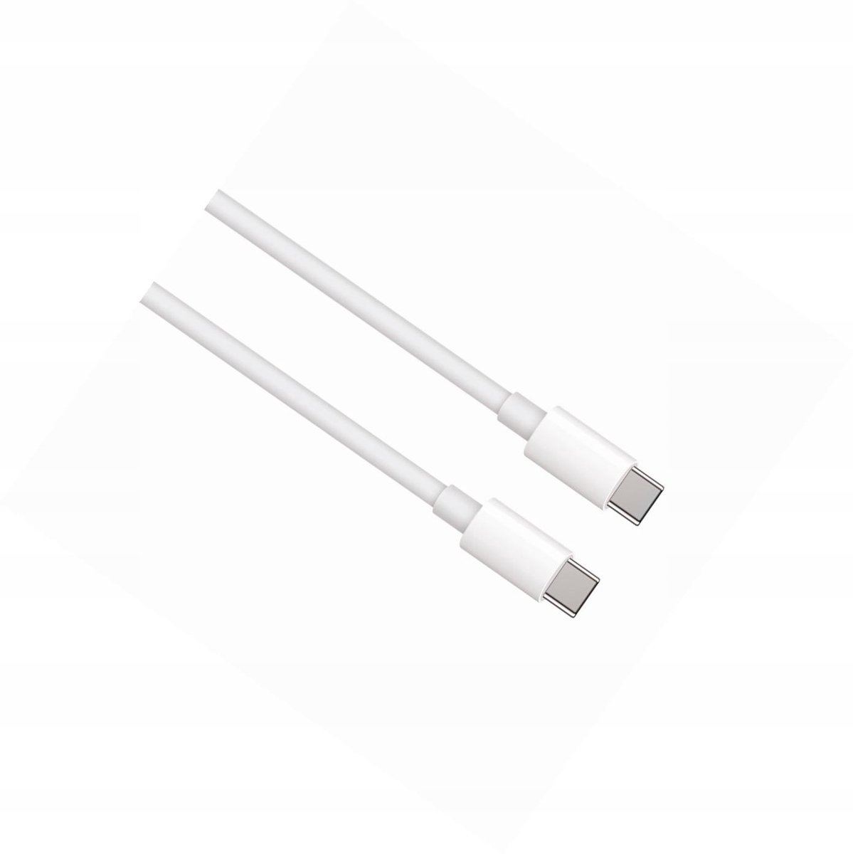 Maxlife USB-C naar USB-C Kabel 2m - Snel Laden Wit