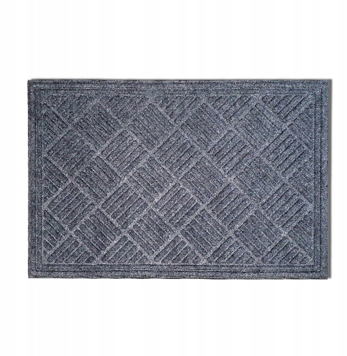 Woonmat "Contours Parket" Grijs 60x90 cm - Antislip & Duurzaam