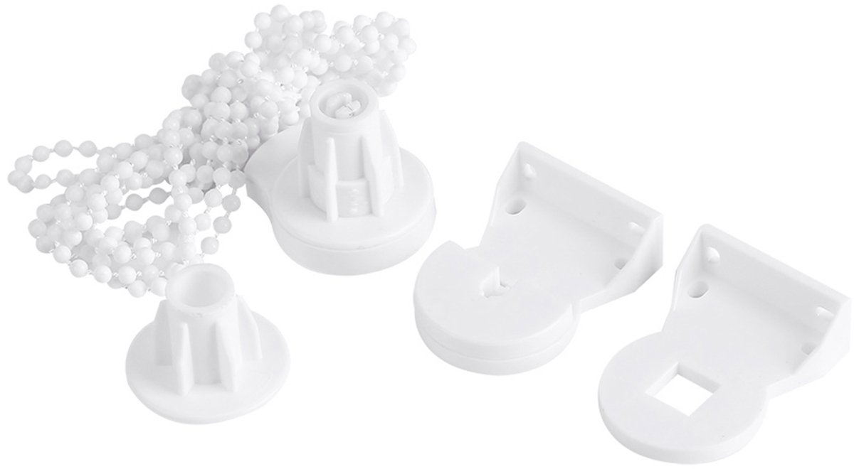 Reparatieset voor Rolgordijn 25 mm – Met Zonneschermkoppeling, Beugel, Zijpoelie en Kettin