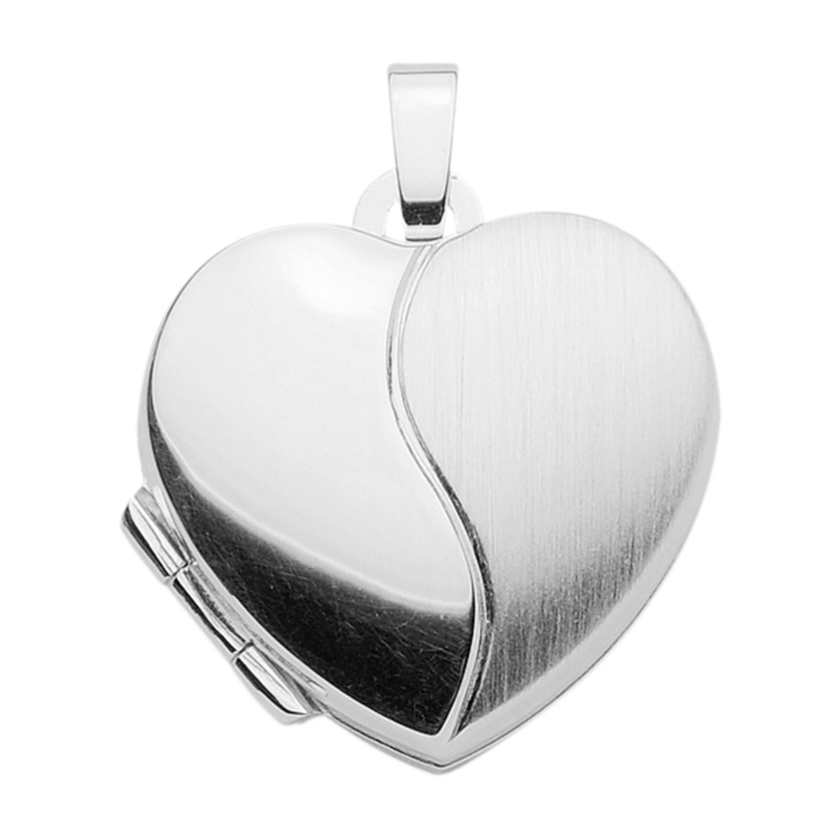 Medaillon Zilver 925-- Hart