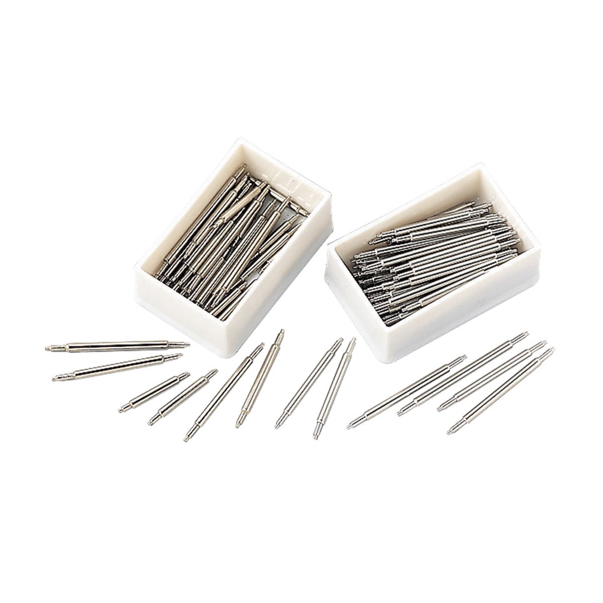 Veerstaafassortiment roestvrij staal 10 tot 26 mm