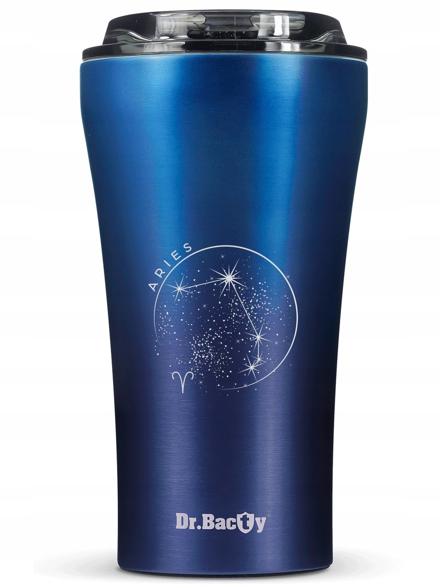 Dr.Bacty Apollo 2.0 Thermosbeker 360ml - Keramische Coating, Marineblauw