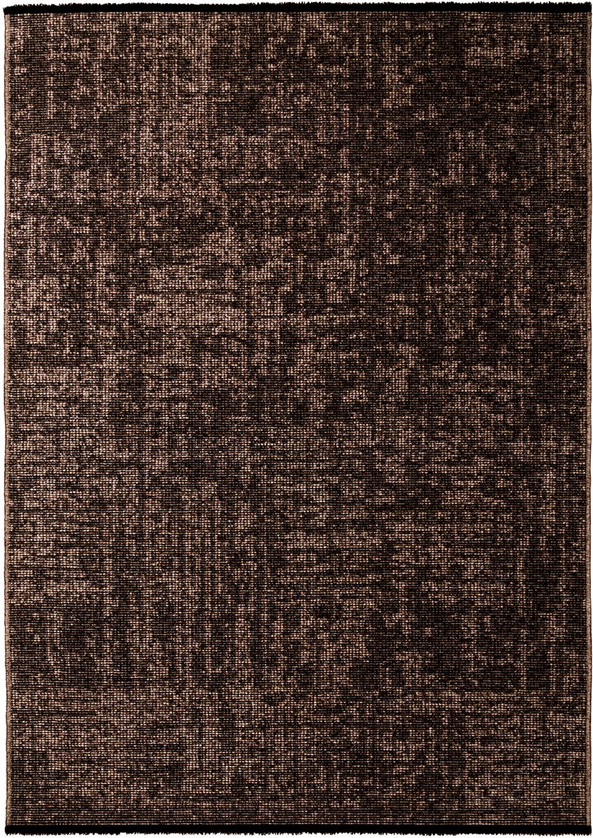 Vloerkleed SPACE 140 x 200 Bruin – Modern, Dun en Luxe Chenille-Katoen Vloerkleed