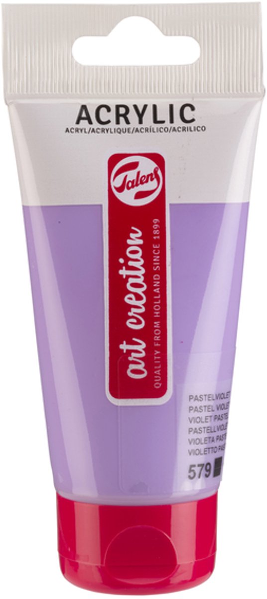 Acrylverf tac 579 pastelviolet tube 75ml | 3 stuks