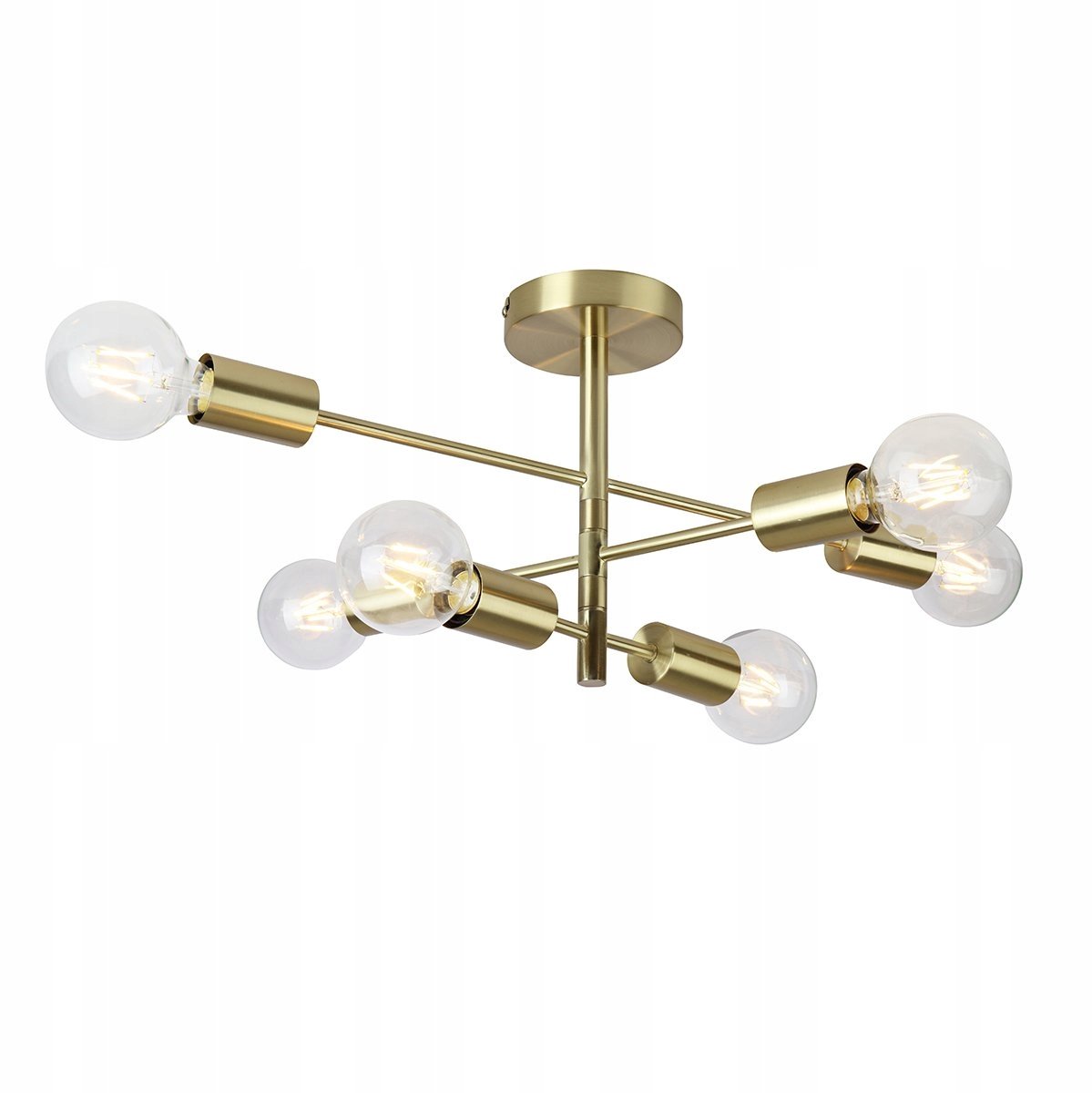 Italux Atlantico Hanglamp PNC-5679-6-GD Messing 6xE27