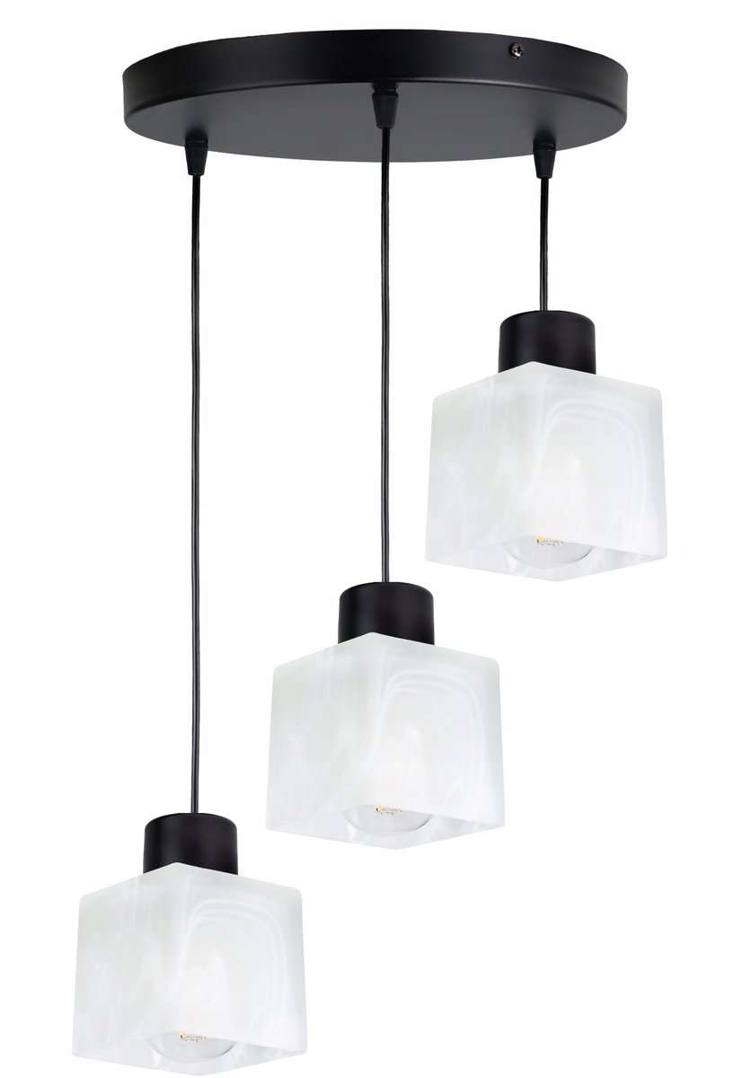 Hanglamp glas Melkwit E27 3-lichts - Modern Design