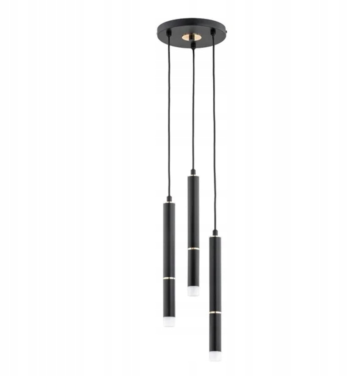 Derso Hanglamp Metaal Zwart Goud 3xG9 Modern