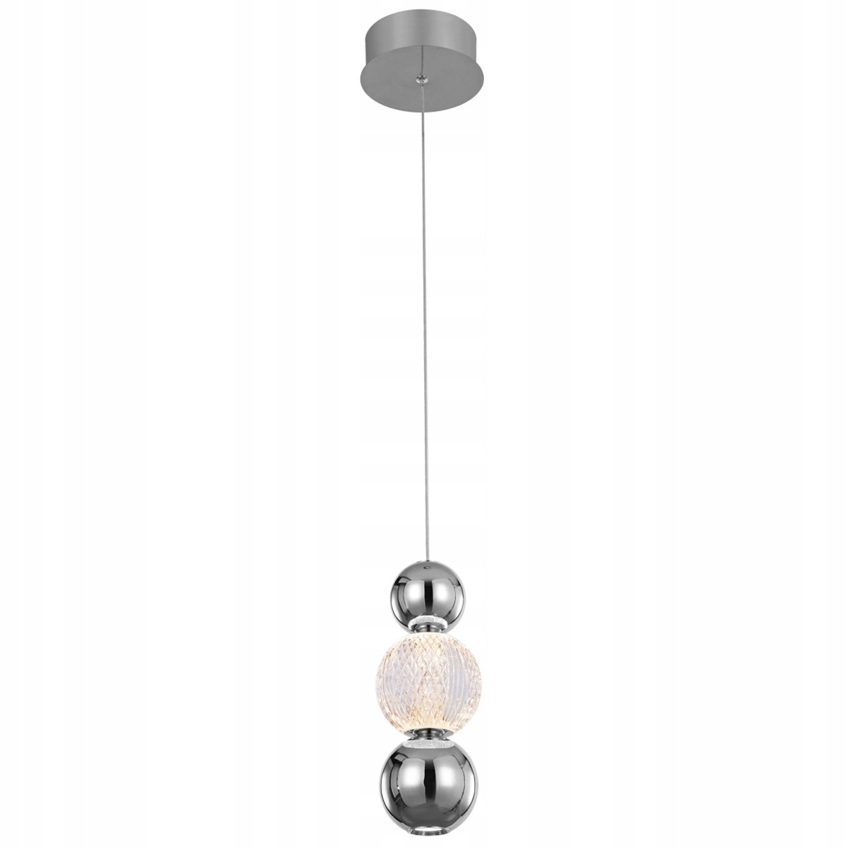 Italux Oter LED Plafondlamp Chroom 7W 3000K 400lm