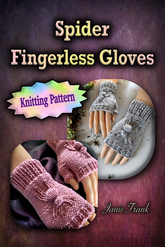 Spider Fingerless Gloves - cover