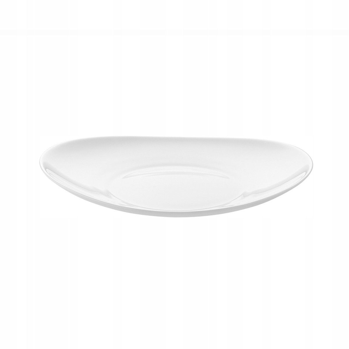 Florina Prometeus Ovaal Dessertbord 22 cm - Wit Glas