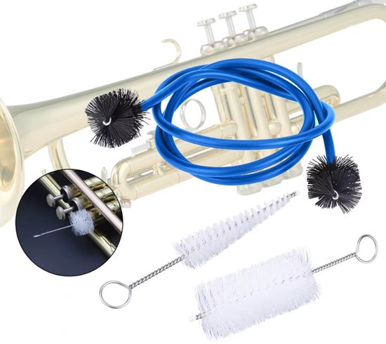 Trompet Schoonmaak Set - Schoonmaken Trompet - 3 in 1 set