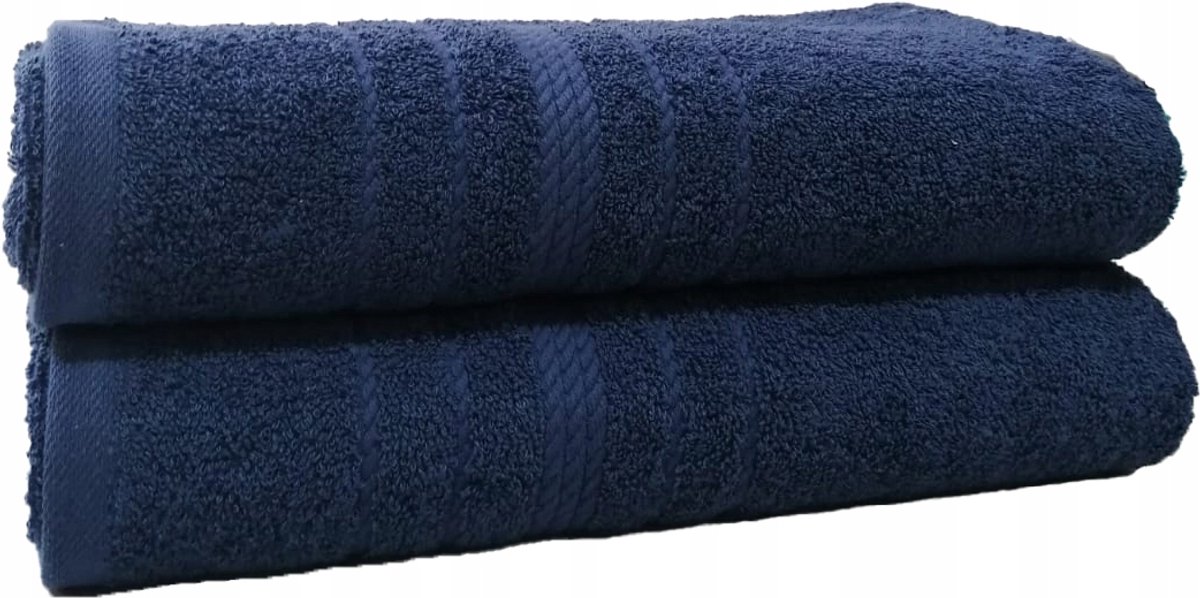 2x Katoenen Handdoekenset 70x140 cm - Zacht & Absorberend