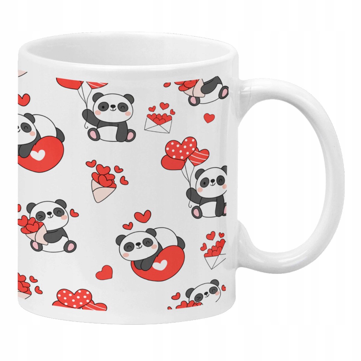 Panda Hartjes Mok - Origineel Cadeau voor Vriendin