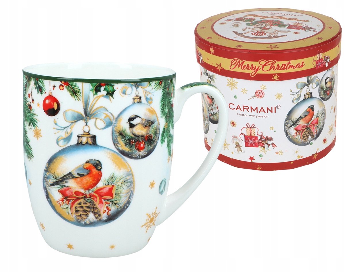 Kerstmok Camio - Kerstballen (400ml) - Porselein