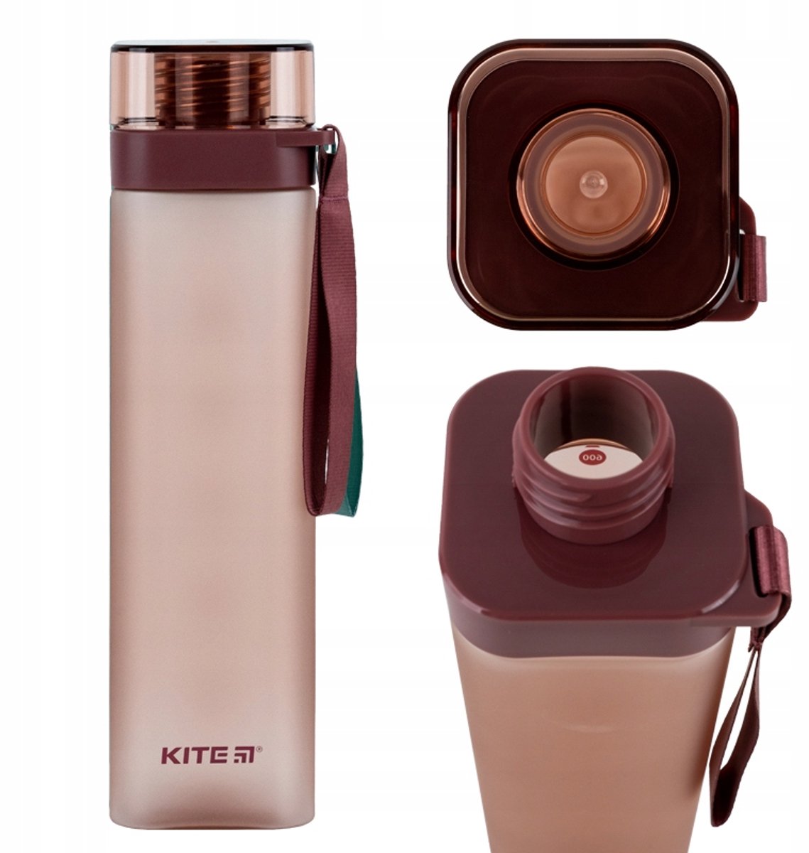 Kite Tritan Waterfles 700ml - Vierkante schoolfles