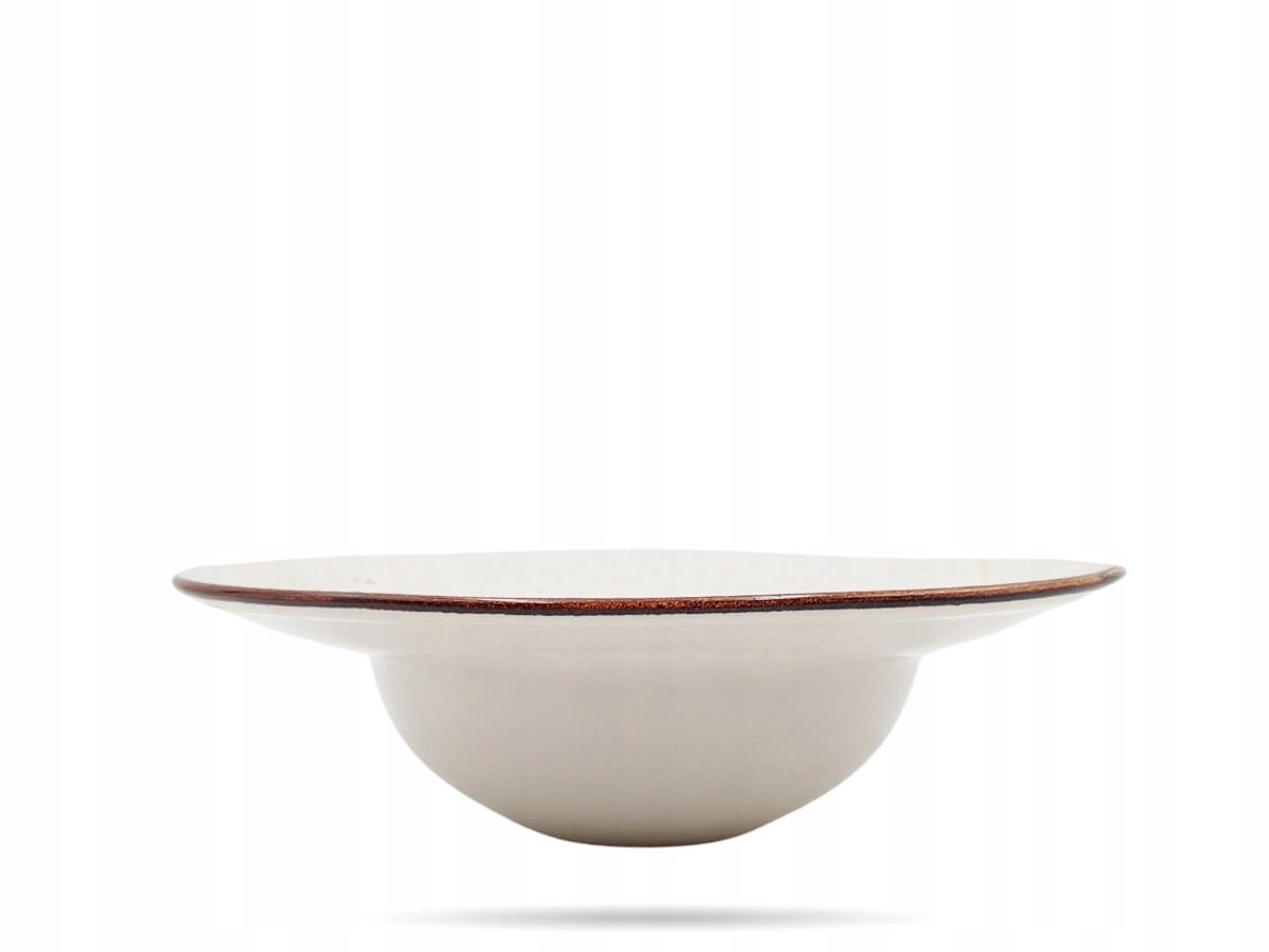 Kera Ceramika Pastabord 27 cm Rustiek Krem - Diep & Stijlvol