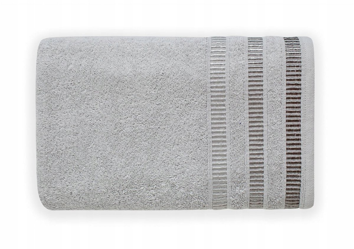 Sagitta Badhanddoek 70x140 cm Zilver Katoen 500 g/m²