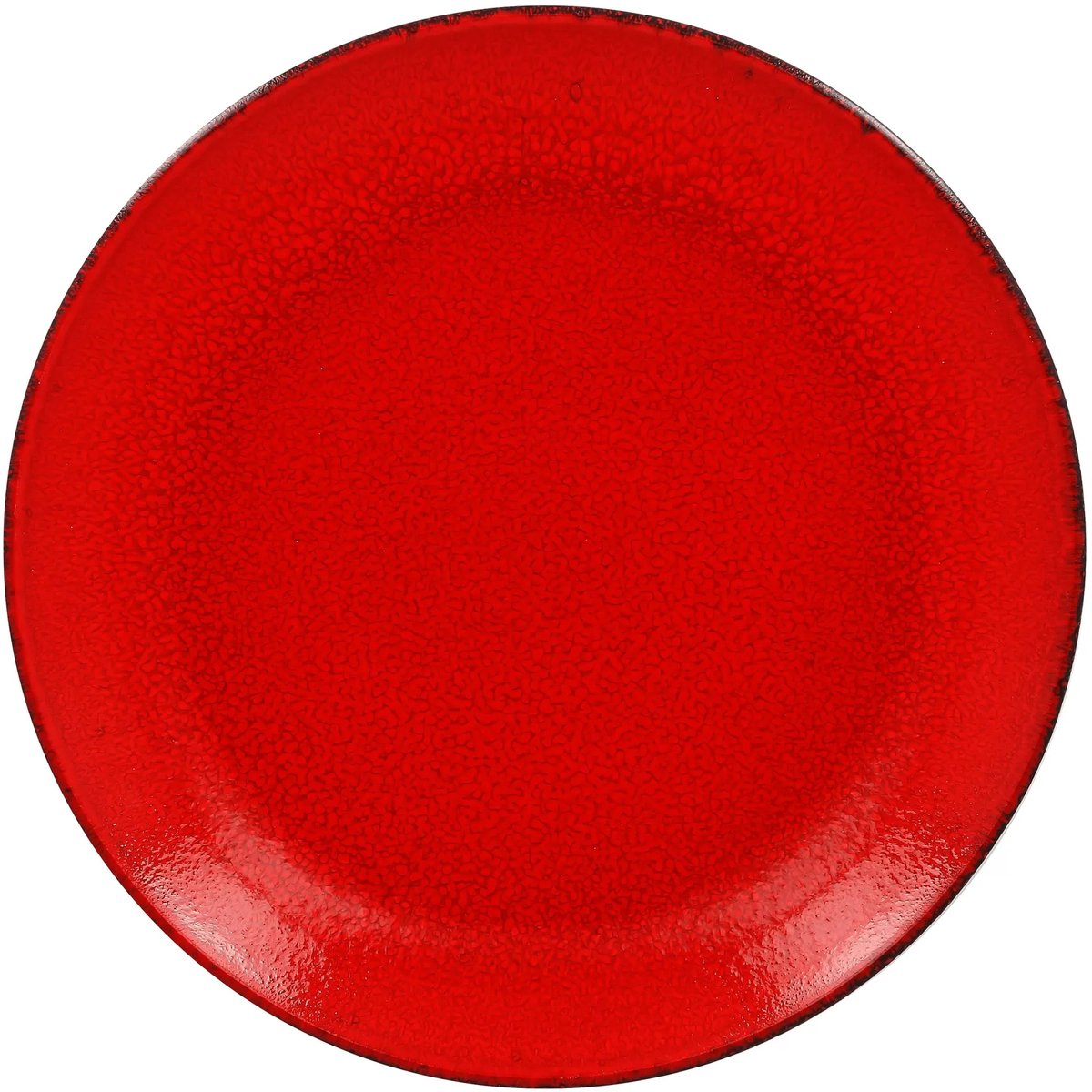 RAK FIRE bord 27 cm - Rode Porseleinen Dinerbord