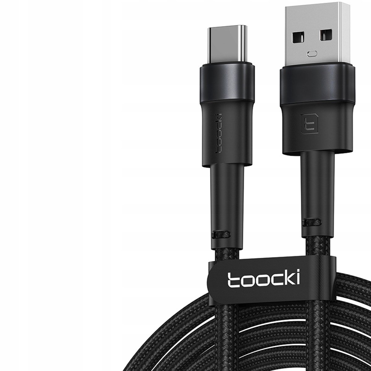 Toocki USB-A naar USB-C Kabel 1m - Snel Laden PD QC 3.0
