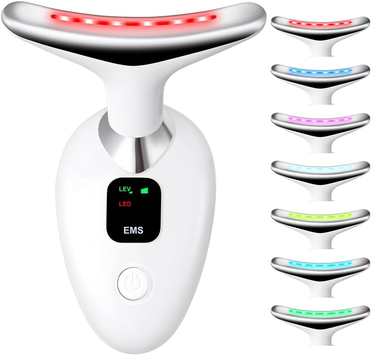 Geavanceerd Gezichtsmassageapparaat met 7 Kleuren voor Rimpelbestrijding