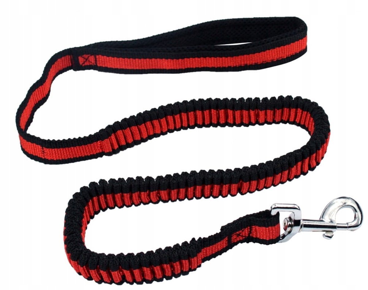 Pet Nova Bungee Hondensnoer - Verstelbaar 120-180cm, Rood