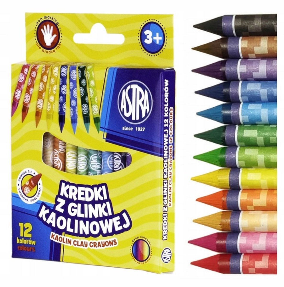 Astra Grafion Krijtjes - 12 levendige kleuren