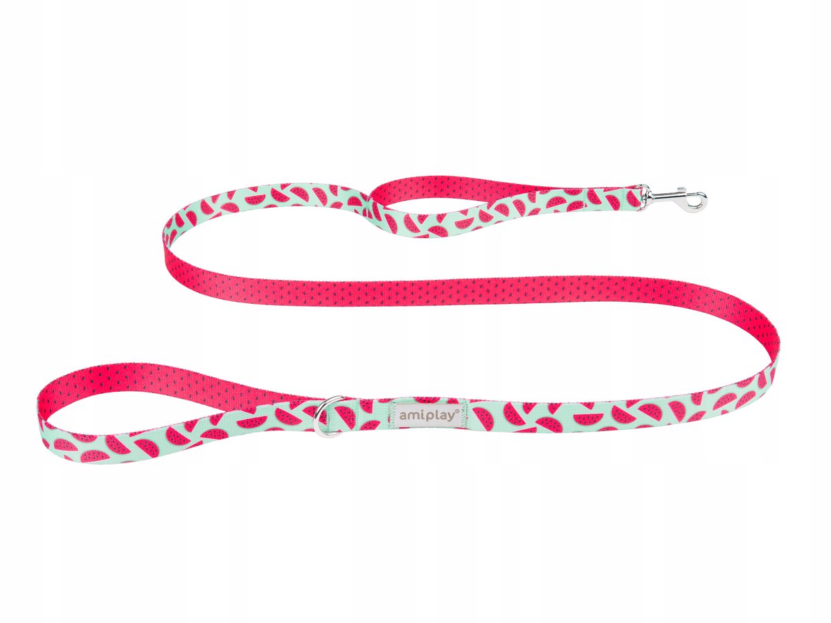 Amiplay BeHappy Hondenlijn Klassiek 150cm M Watermelon