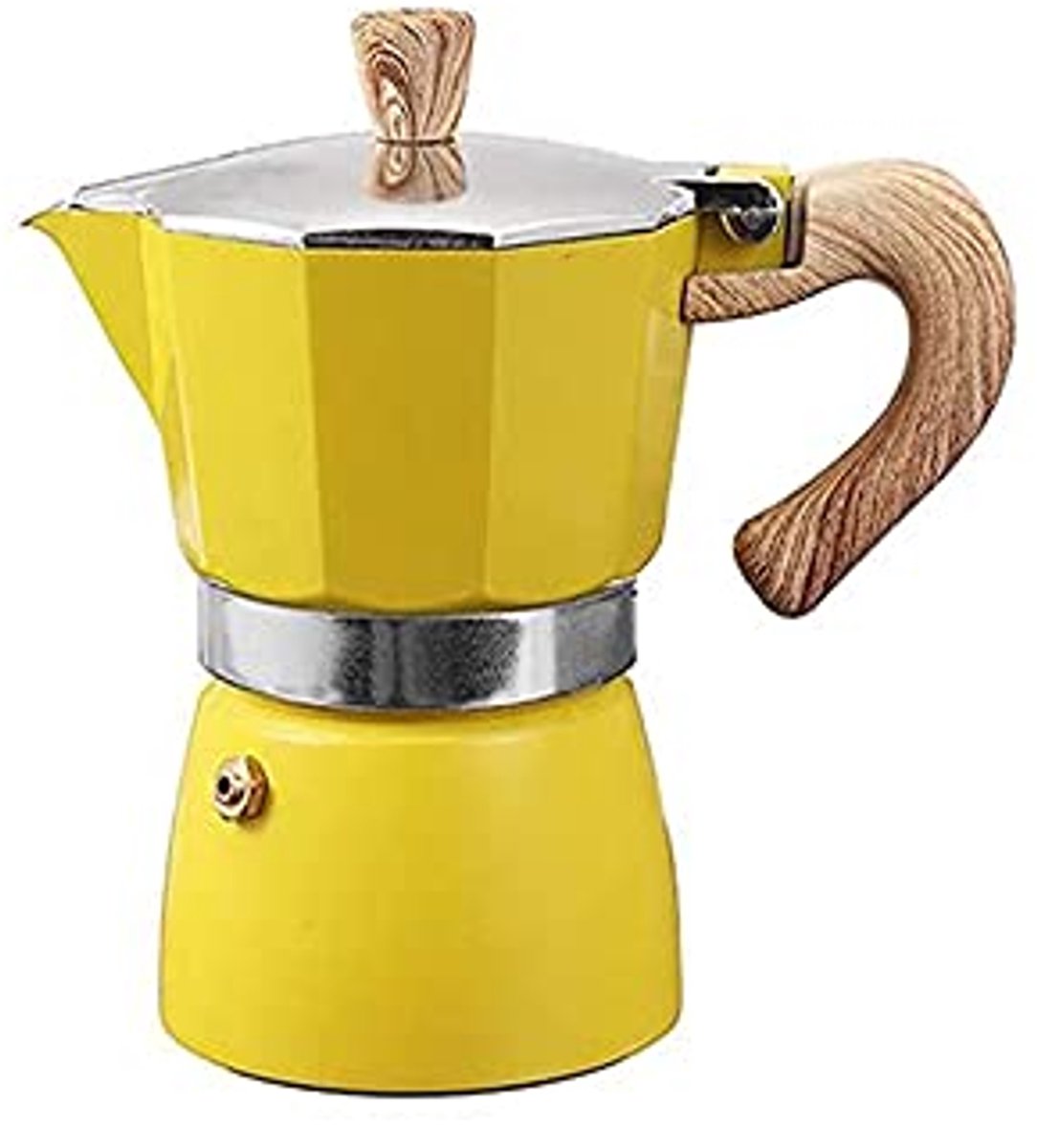 Klassieke Italiaanse kookplaat espressomachine voor sterke espresso