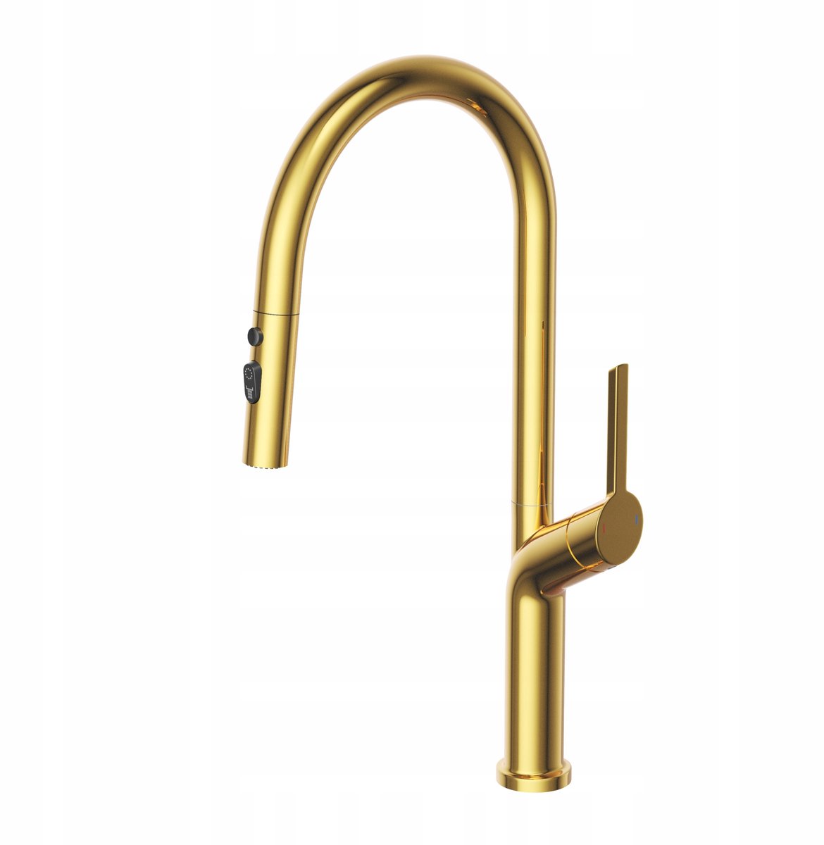 Keukenmengkraan Round Pro Goud - Flexibel & Stijlvol