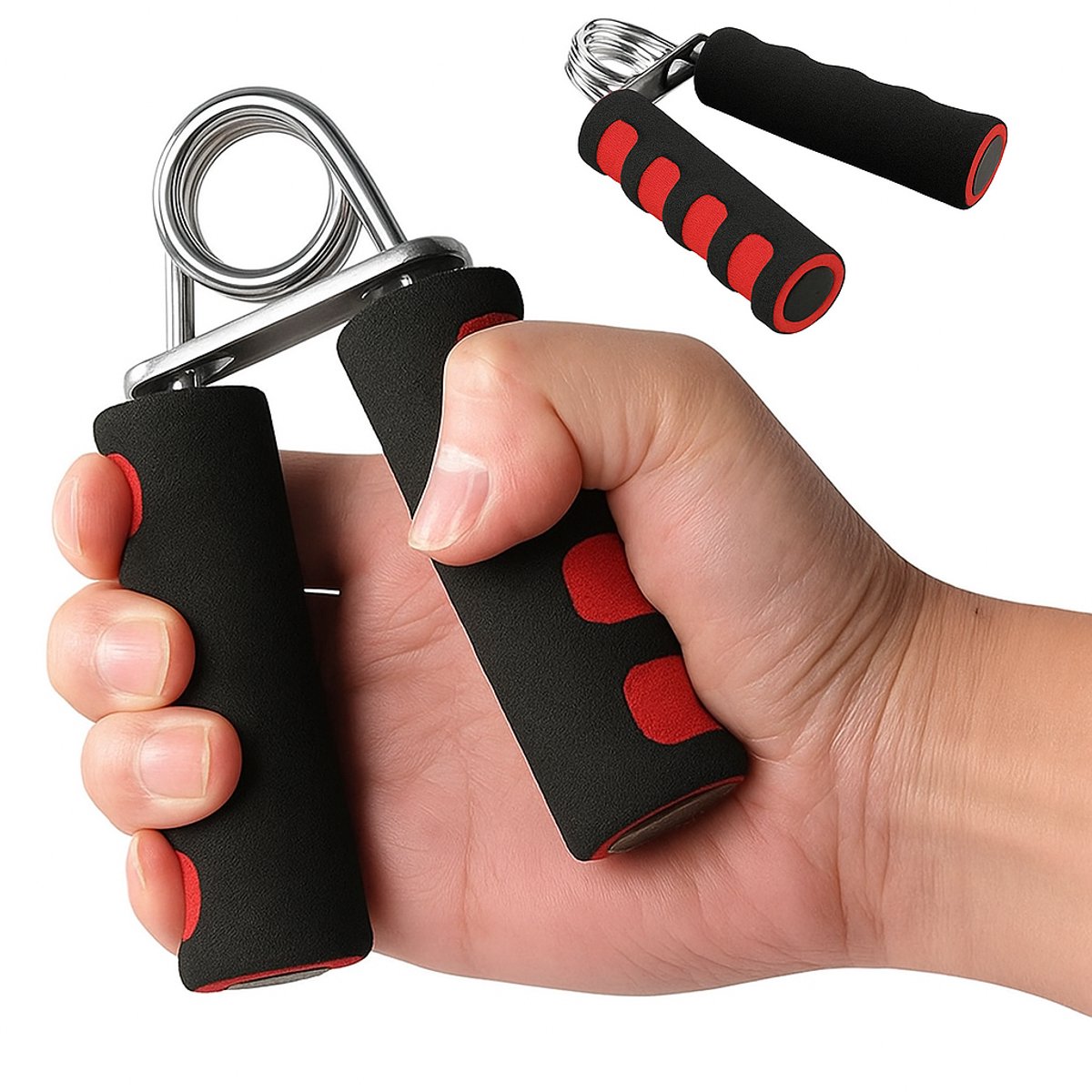 Handtrainer – 4 Stuks Onderarmtrainer Met Verschillende Weerstand – 50-200 Lbs – Voor Gripkracht En Revalidatie